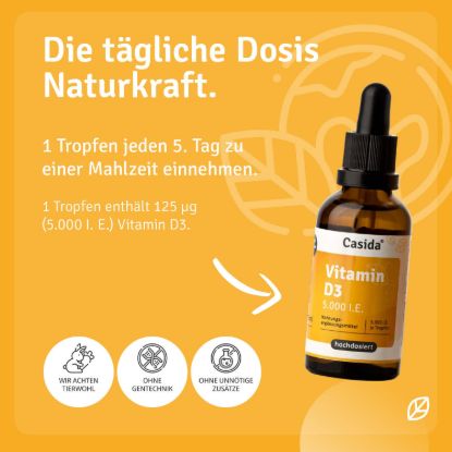 Vitamin D3 Tropfen 5000 I.E.