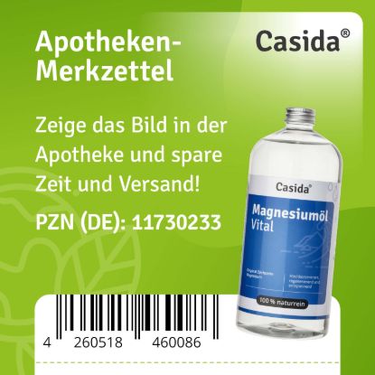 Magnesium Oil 1000 Ml Vital Zechstein