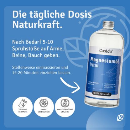 Magnesium Oil 1000 Ml Vital Zechstein