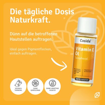 Vitamin E Oil for Intensive Regeneration