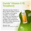 Vitamin E Oil for Intensive Regeneration