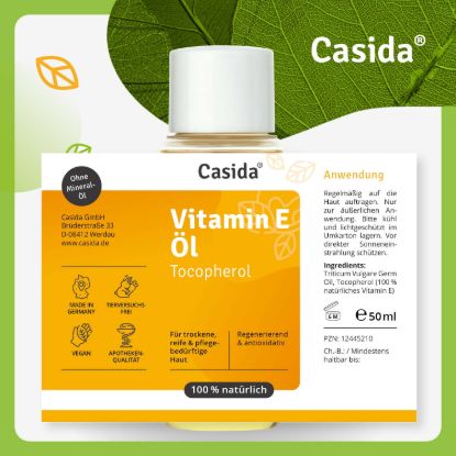 Vitamin E Oil for Intensive Regeneration