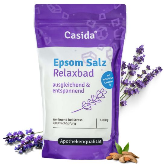 Epsom Salt Relaxing Bath with Lavender
