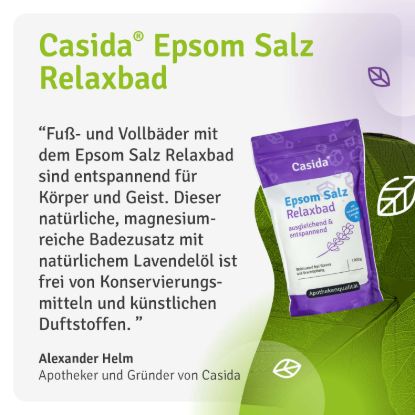 Epsom Salt Relaxing Bath with Lavender