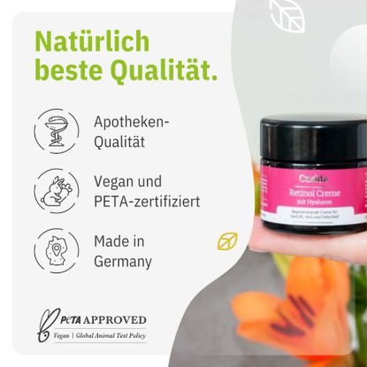 Retinol Creme mit Hyaluron