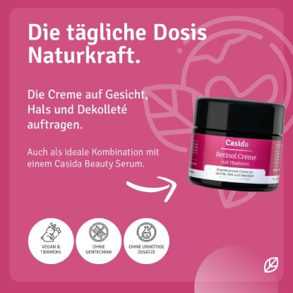 Retinol Creme mit Hyaluron