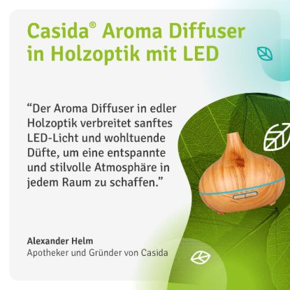 Aroma Diffuser in Wood Look with LED