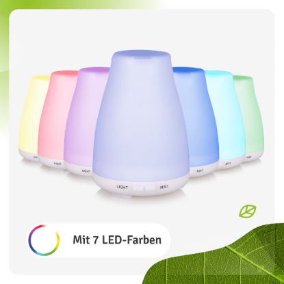 Compact Aroma Diffuser White with LED Lighting