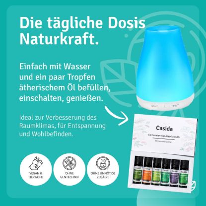 Aroma Diffuser with Essential Oils Set