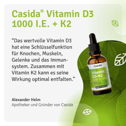 Vitamin D3 + K2 Drops 50 ml Vegan