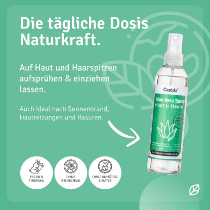 Aloe Vera Spray for Skin & Hair