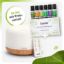 Aroma Diffuser in Wood Look with Top 6 Essential Oils Set