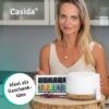 Aroma Diffuser in Wood Look with Top 6 Essential Oils Set
