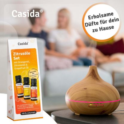 Citrus Oil Set - Essential Oil Set with Lemon, Orange & Grapefruit