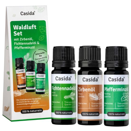 Forest Air Set - Essential Oil Set with Spruce Needle, Stone Pine, & Peppermint Oil