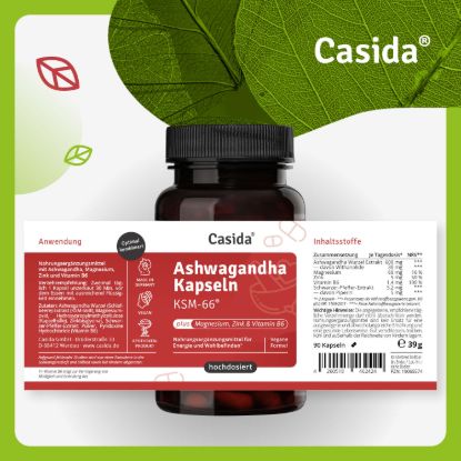 Ashwagandha Capsules KSM-66® 600 mg Full Spectrum