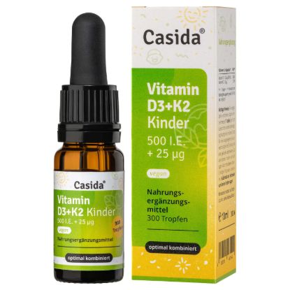 Vitamin D3+ K2 Drops for Children Vegan