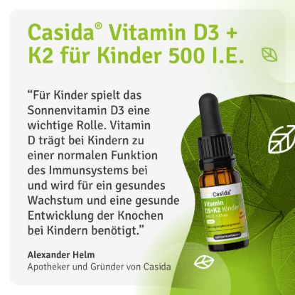 Vitamin D3+ K2 Drops for Children Vegan
