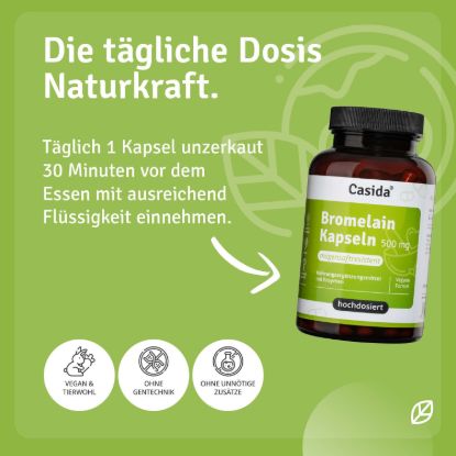 Bromelain Capsules 500 Mg