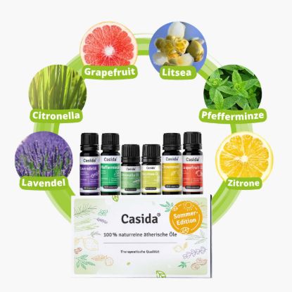 TOP 6 Essential Oils Set - Summer Edition