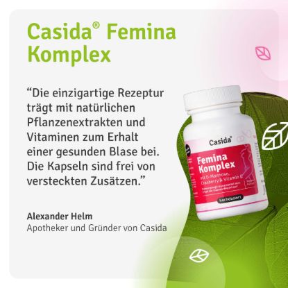 Femina Komplex mit D-Mannose, Cranberry & Vitamin C