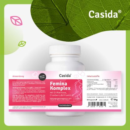 Femina Komplex mit D-Mannose, Cranberry & Vitamin C