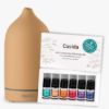 Ceramic Aroma Diffuser with Fragrance Blends Top 6 Set — Apricot / Terracotta
