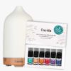 Ceramic Aroma Diffuser with Fragrance Blends Top 6 Set — Apricot / Terracotta