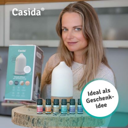 Ceramic Aroma Diffuser with Fragrance Blends Top 6 Set — Black