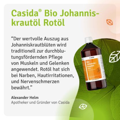 Johanniskrautöl - Rotöl — 1000ml