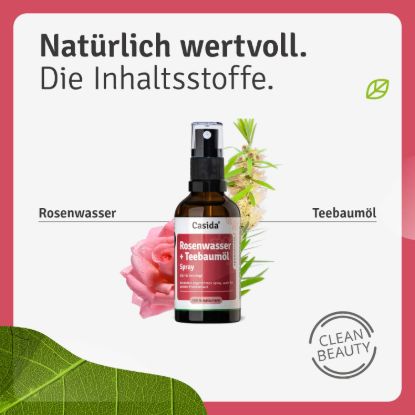 Rose Water + Tea Tree Oil Spray