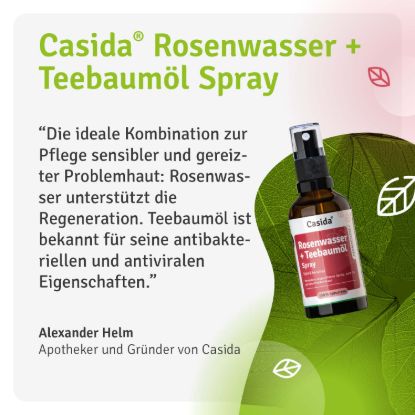 Rose Water + Tea Tree Oil Spray