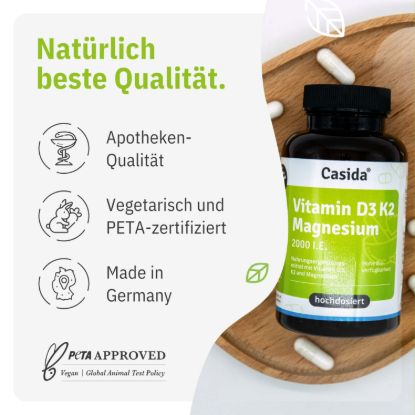 Vitamin D3 K2 Magnesium Capsules
