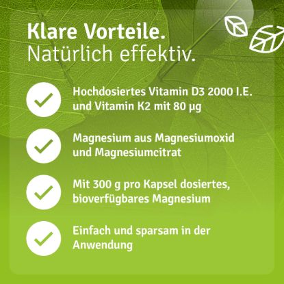 Vitamin D3 K2 Magnesium Capsules
