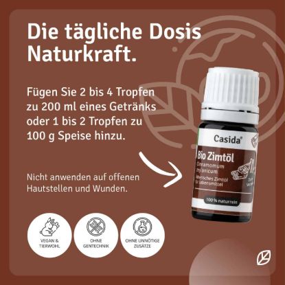 Organic Cinnamon Oil for Internal Consumption