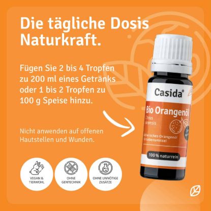 Organic Orange Oil for Internal Consumption