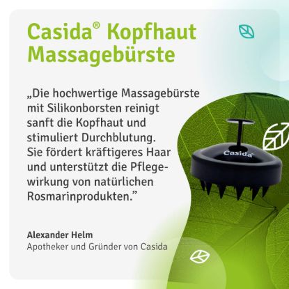 Scalp Massage Brush with Silicone Brushes