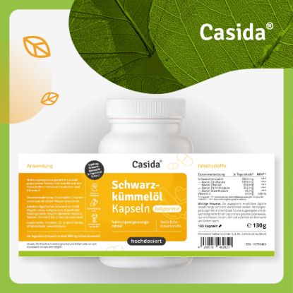 Black Cumin Oil Capsules cold-pressed 3000 Mg