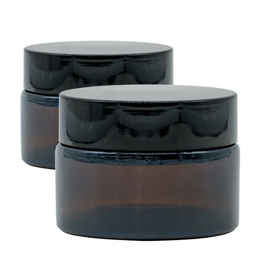 Jar 30 Ml Brown Glass Essential Oils Set of 2