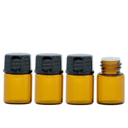 Dropper Bottle 2 Ml / Dropper Insert Brown Glass Essential Oils Set of 4