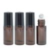 Roll on Bottle 5 Ml Brown Glass Essential Oils Set of 4
