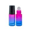 Roll on Bottle 5 Ml Pink/Blue Glass Essential Oils Set of 2