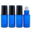 Roll on Bottle 5 Ml Blue Glass Essential Oils Set of 4