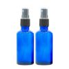 Spray Bottle 50 Ml / Spray Head Blue Glass Essential Oils Set of 2