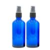 Spray Bottle 100 Ml / Spray Head Blue Glass Essential Oils Set of 2