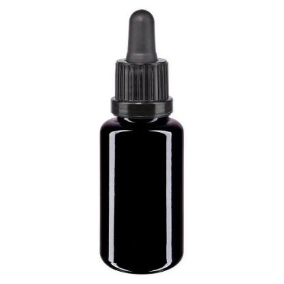Violet Glass Pipette Bottle 20 Ml