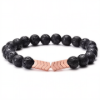 Lava Stone Bracelet for Essential Oils – 3 Designs — Gold