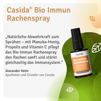 Bio Immun Throat Spray with Manuka Honey, Cistus & Propolis
