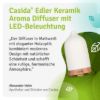 Ceramic Aroma Diffuser with Fragrance Blends Top 6 Set — White