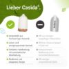 Ceramic Aroma Diffuser with Fragrance Blends Top 6 Set — White